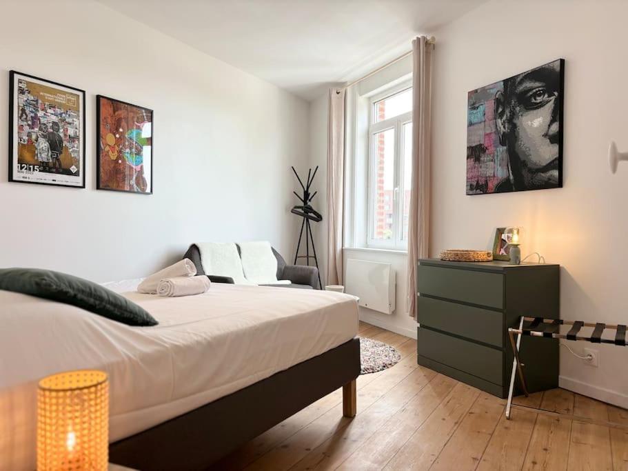 Maison Renovee 4 Personnes - Prox Lille Marquette lez Lille Buitenkant foto